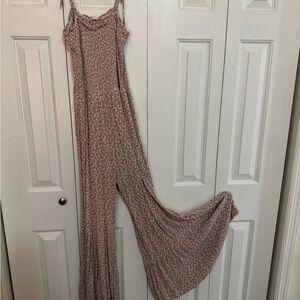 Altar'd State Floral Print Jumpsuit